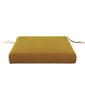 Gold Velvet Seat Cushion