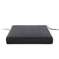 Graphite Velvet Seat Cushion