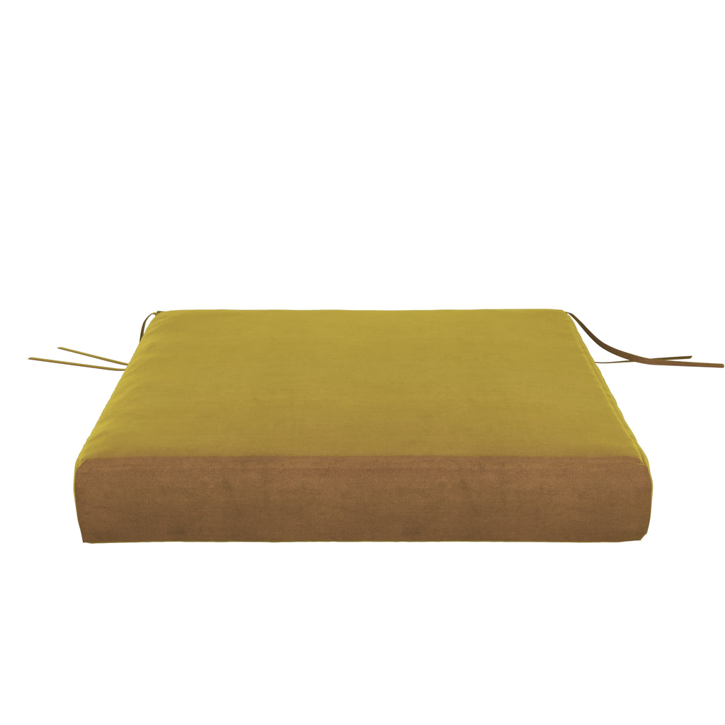 Honey Velvet Seat Cushion