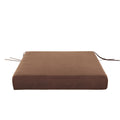 Praline Velvet Seat Cushion
