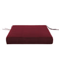 Red Velvet Seat Cushion