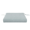 Silver Cloud Velvet Seat Cushion