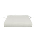Snow Velvet Seat Cushion