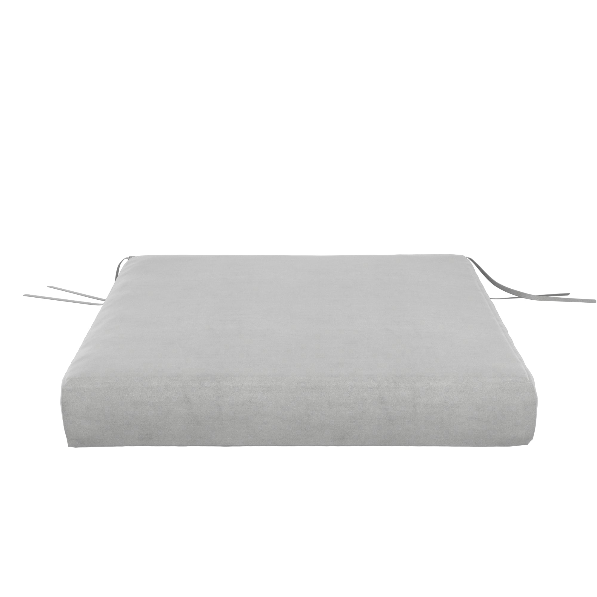 Zinc Velvet Seat Cushion