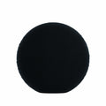 Black Velvet Round Pillow