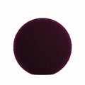 Burgundy Velvet Round Pillow