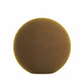 Honey Velvet Round Pillow