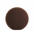 Praline Velvet Round Pillow