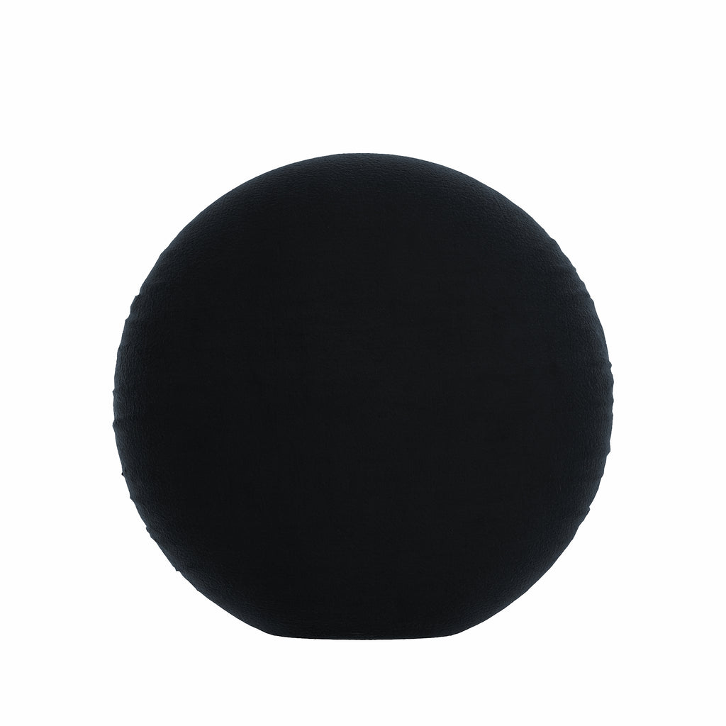 Thunder Cloud Velvet Round Pillow