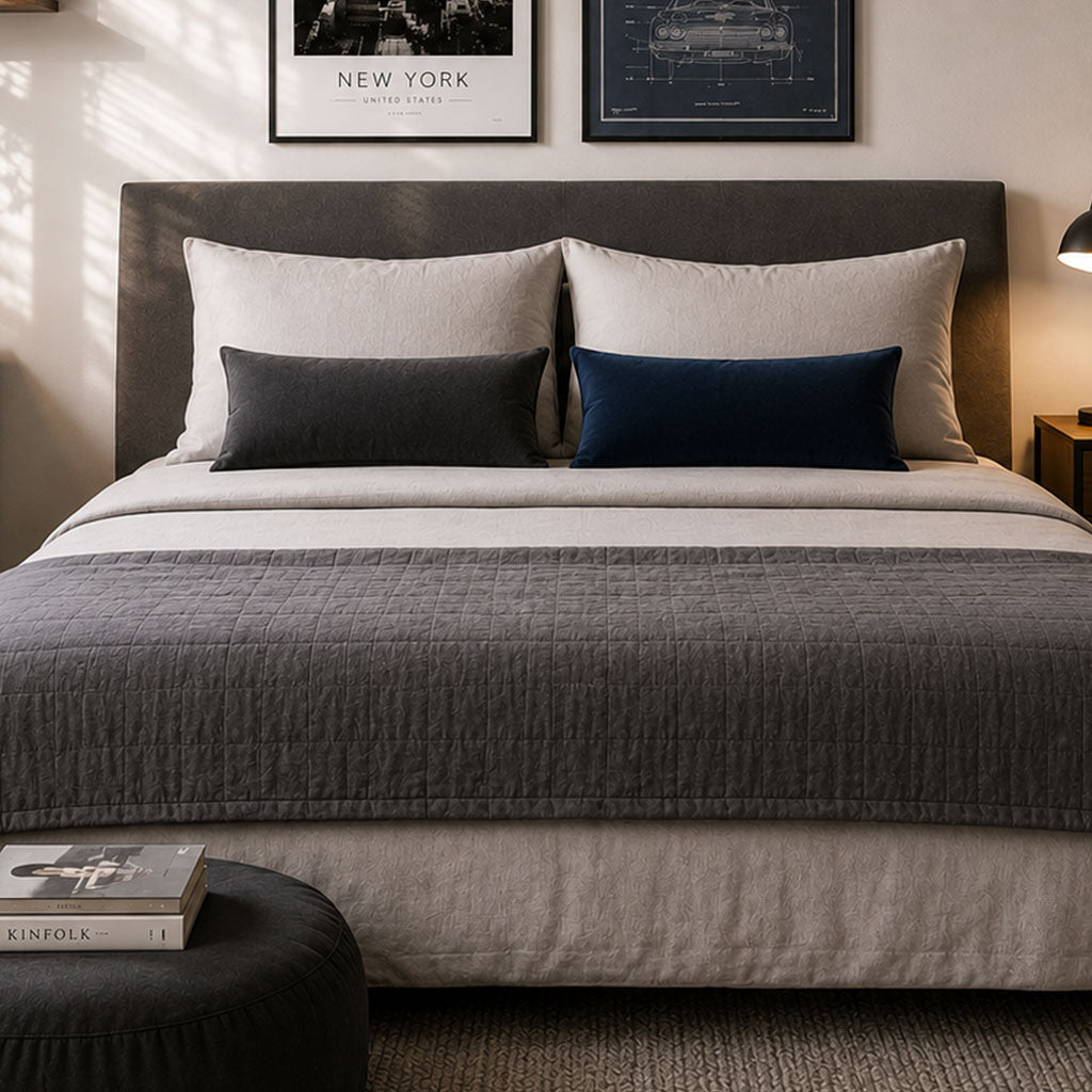 Mixed Velvet Lumbar Pillows