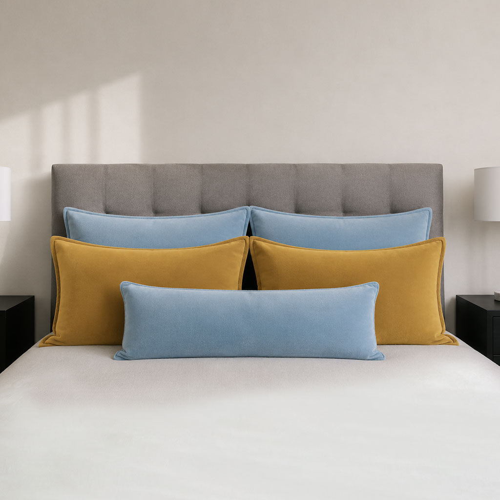 Butternut Velvet Pillow Shams