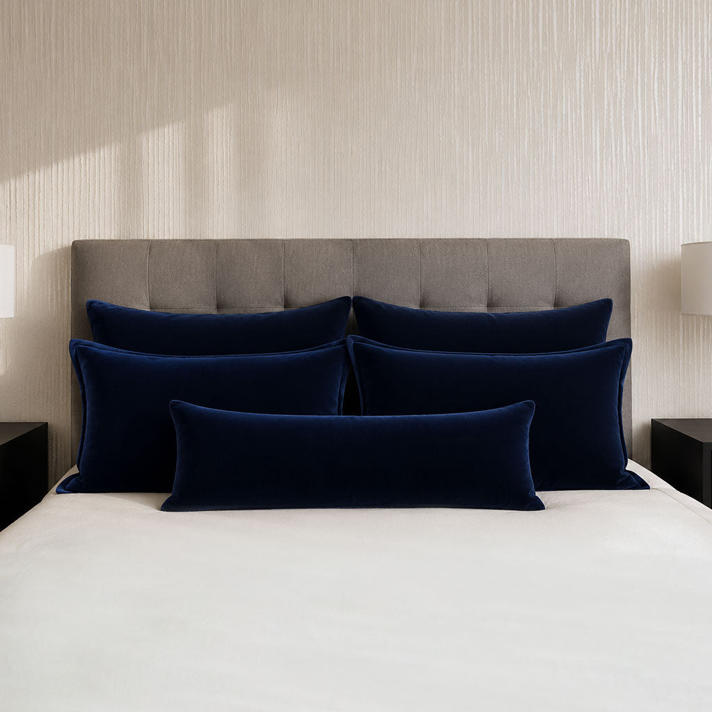 Lapis Velvet Pillows