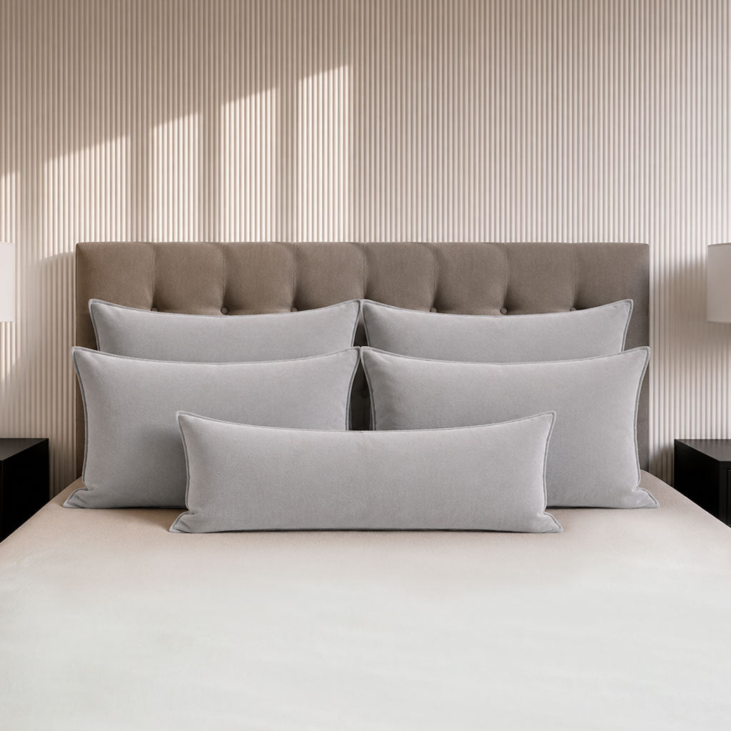 Zinc Velvet Pillow Sham